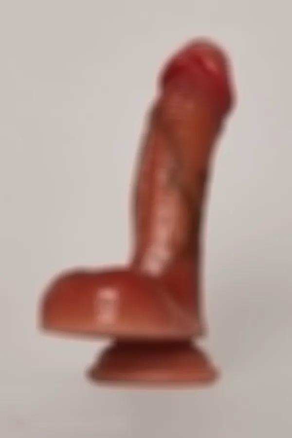 Realistischer Dildo - 15 cm leicht gewölbt – Bild 5