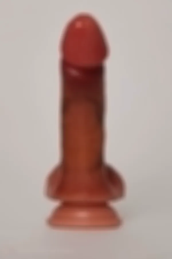 Realistischer Dildo - 15 cm leicht gewölbt – Bild 3