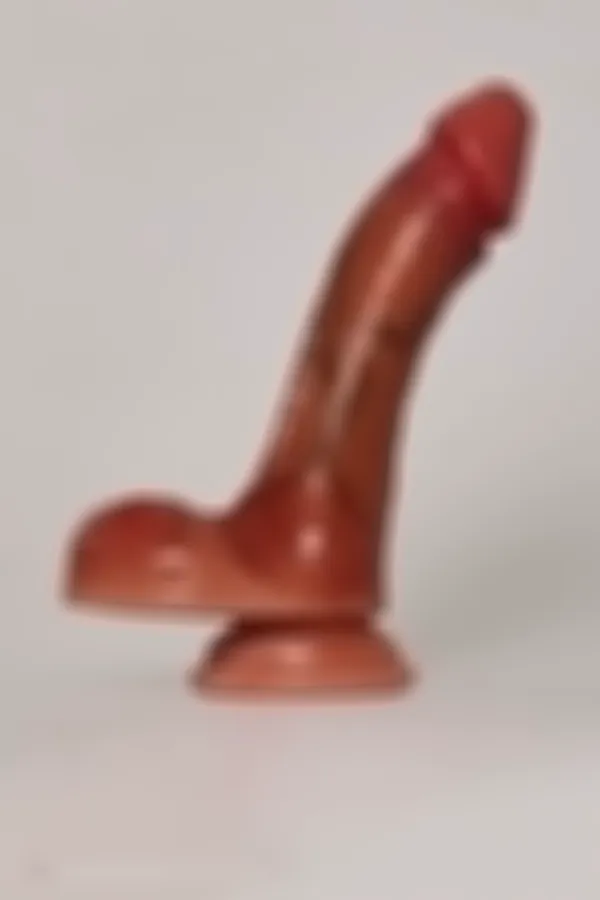 Realistischer Dildo - 15 cm leicht gewölbt